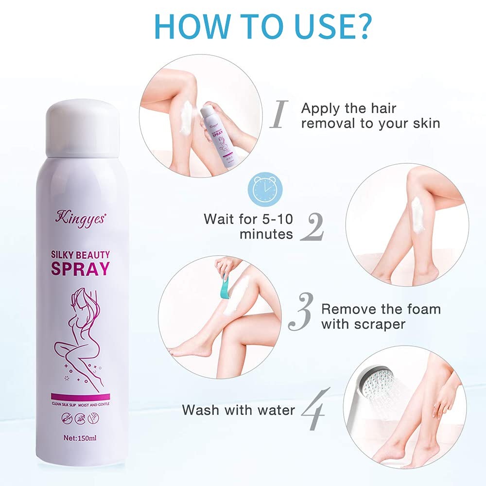 Silky Beauty Hair Removal Spray (150ml) - 3